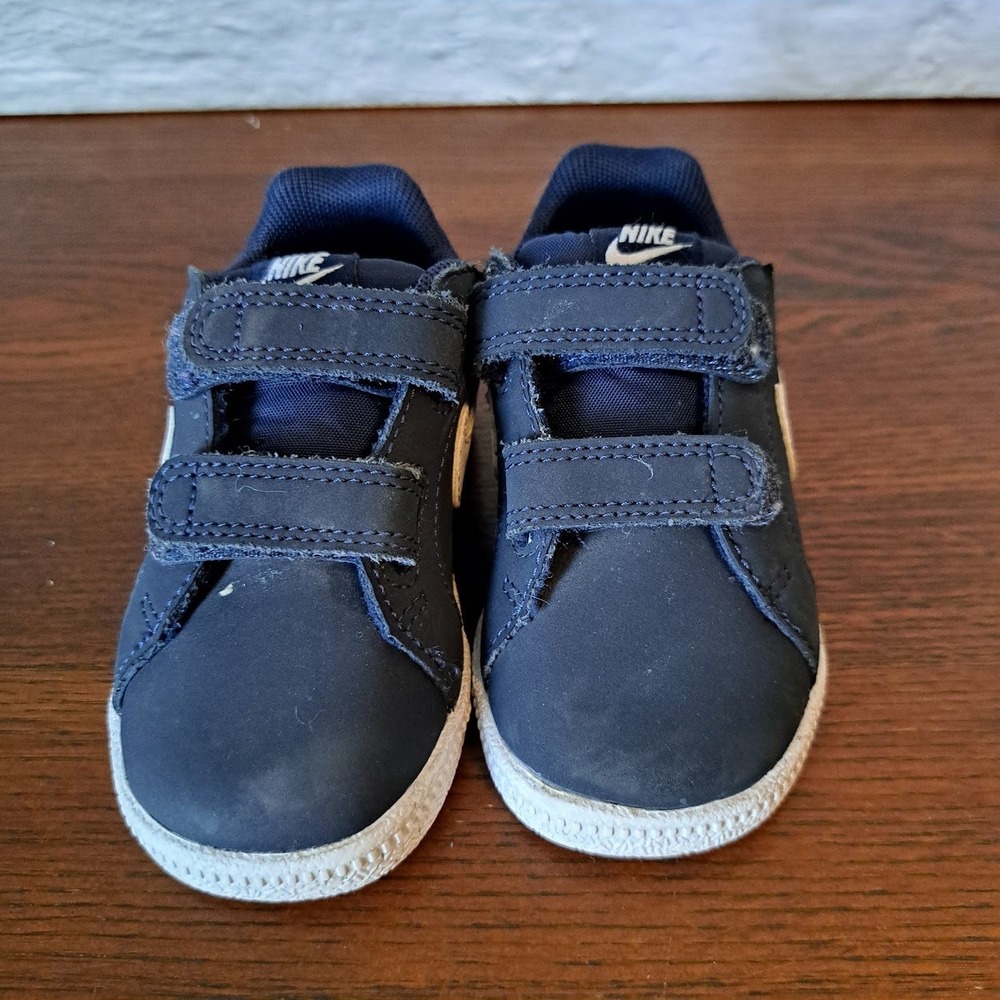 Nike Court Royale TD Toddler Shoes Midnight Navy White 833537-400 Size 5C - Picture 4 of 6